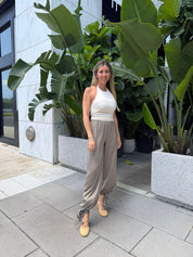 Balloon Pants With Bow Detail