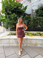 Contrast Trim Active Dress