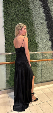 Metalic Ruched Dress