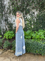 Patches Denim Overalls
