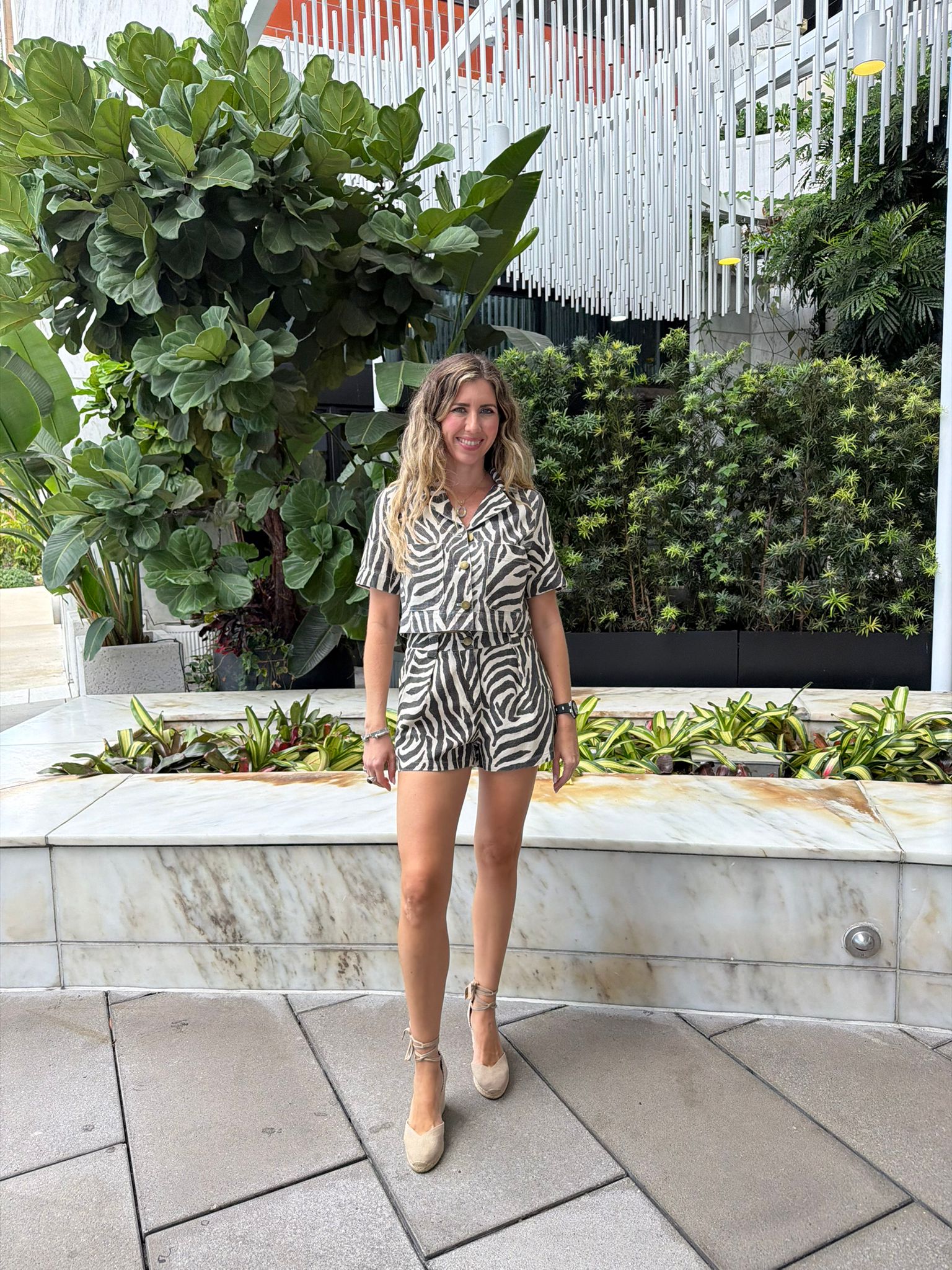 Zebra Short Slv. & Short Set