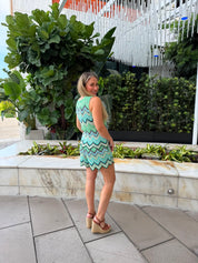 Wave Detail Knit Shorts