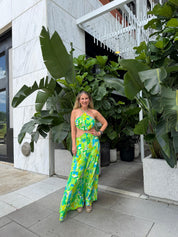 Citrus Garden Ring Maxi Dress