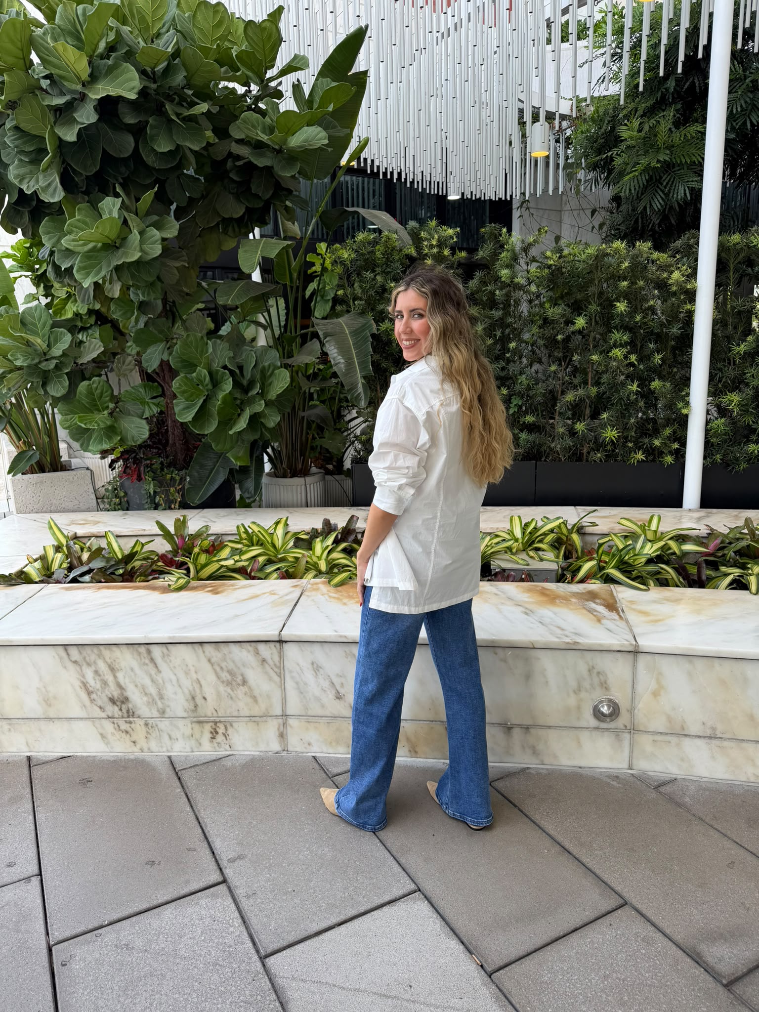 Silver Pocket Buttons Jeans