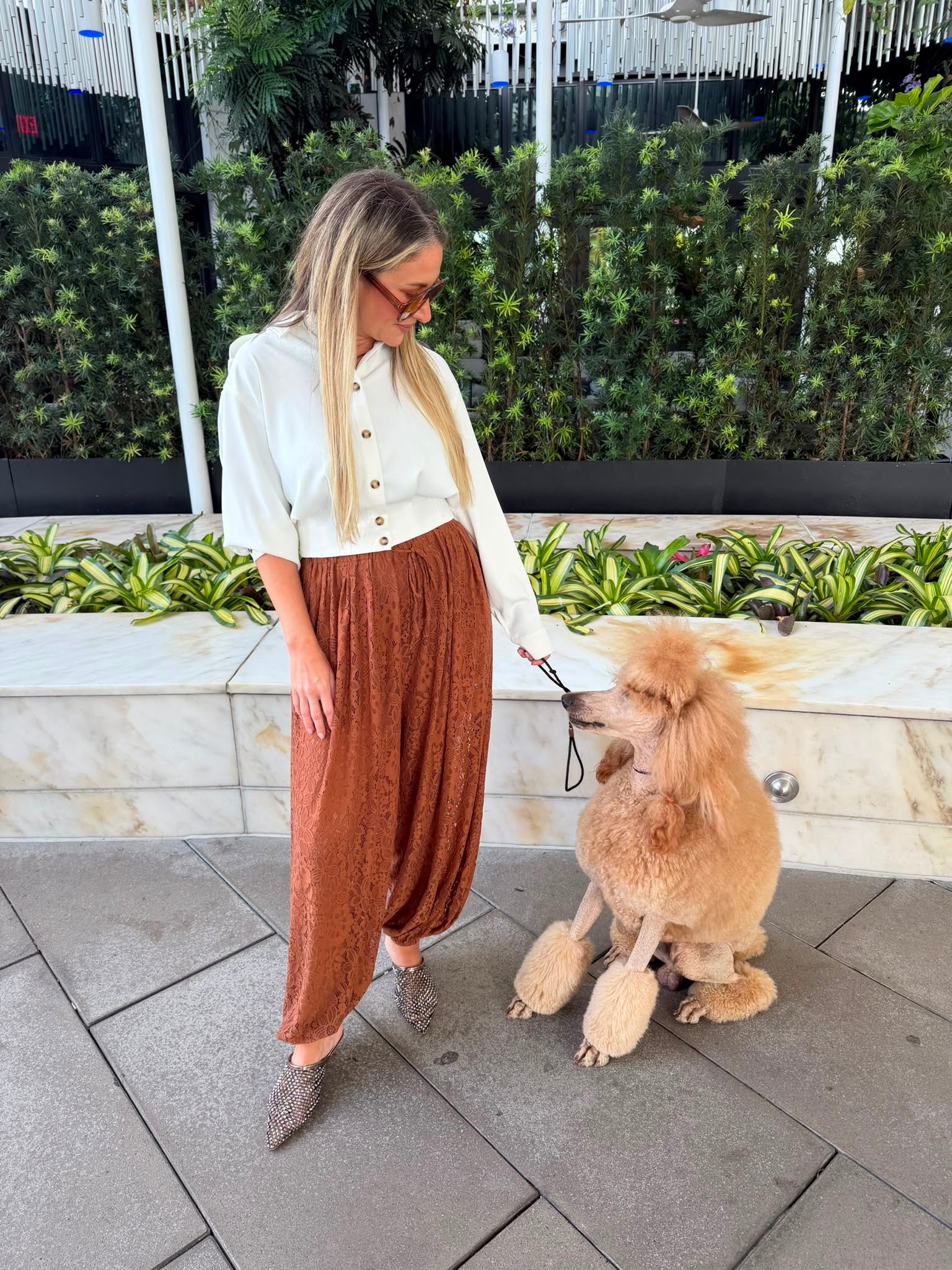 Balloon Lace Pants
