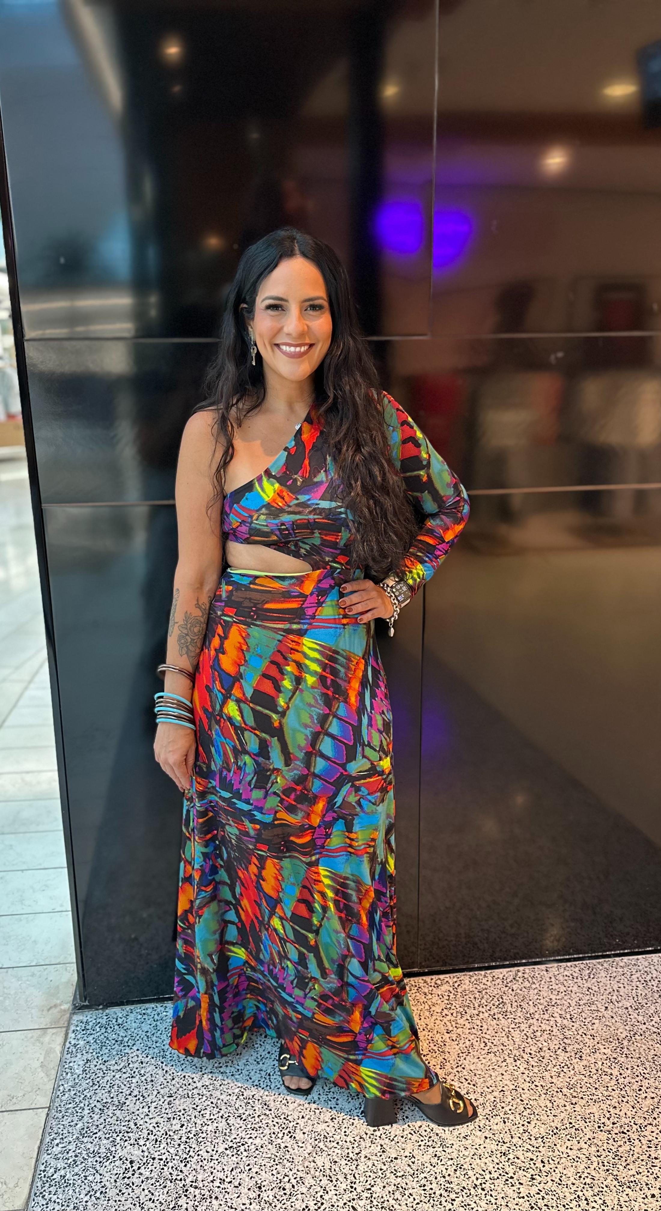 One Sleeve Uma Dress