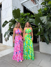 Citrus Garden Ring Maxi Dress