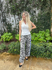 Camouflage Side Stripes Pants