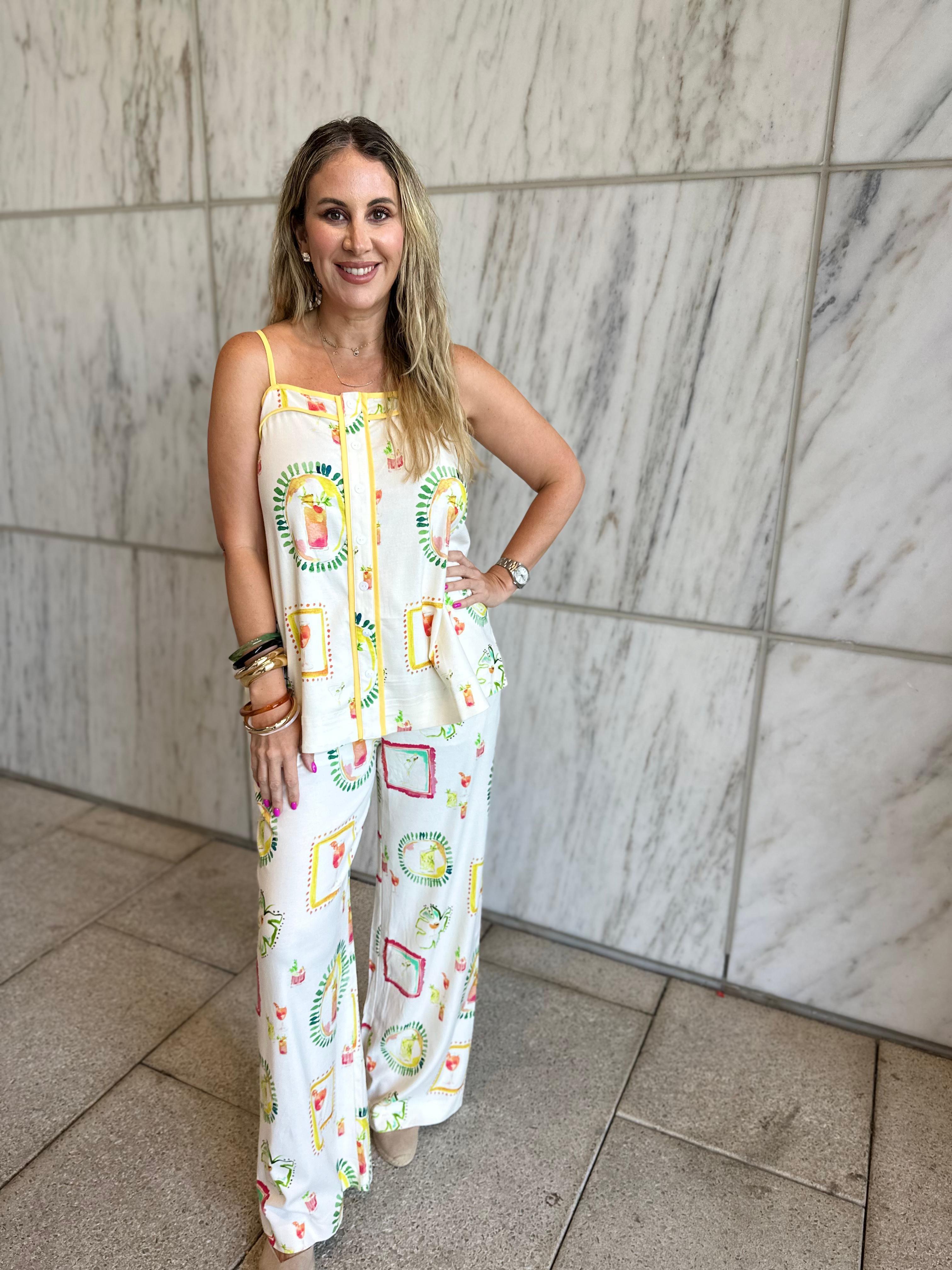 Happy Hour Linen Top & Pant