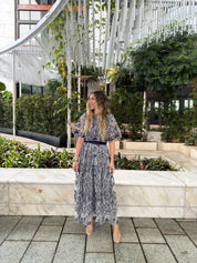 Embroidered Crop Top & Skirt