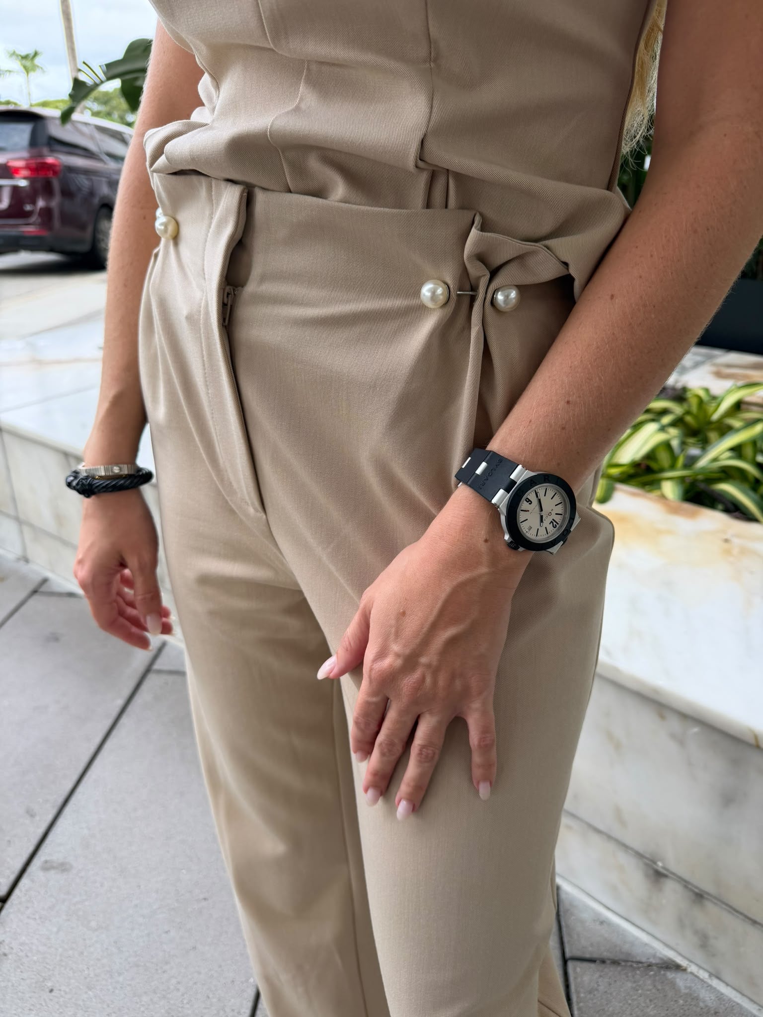 Pearl Detail Corset Top & Pant