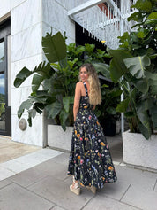 Garden Party Belted Midi Dress