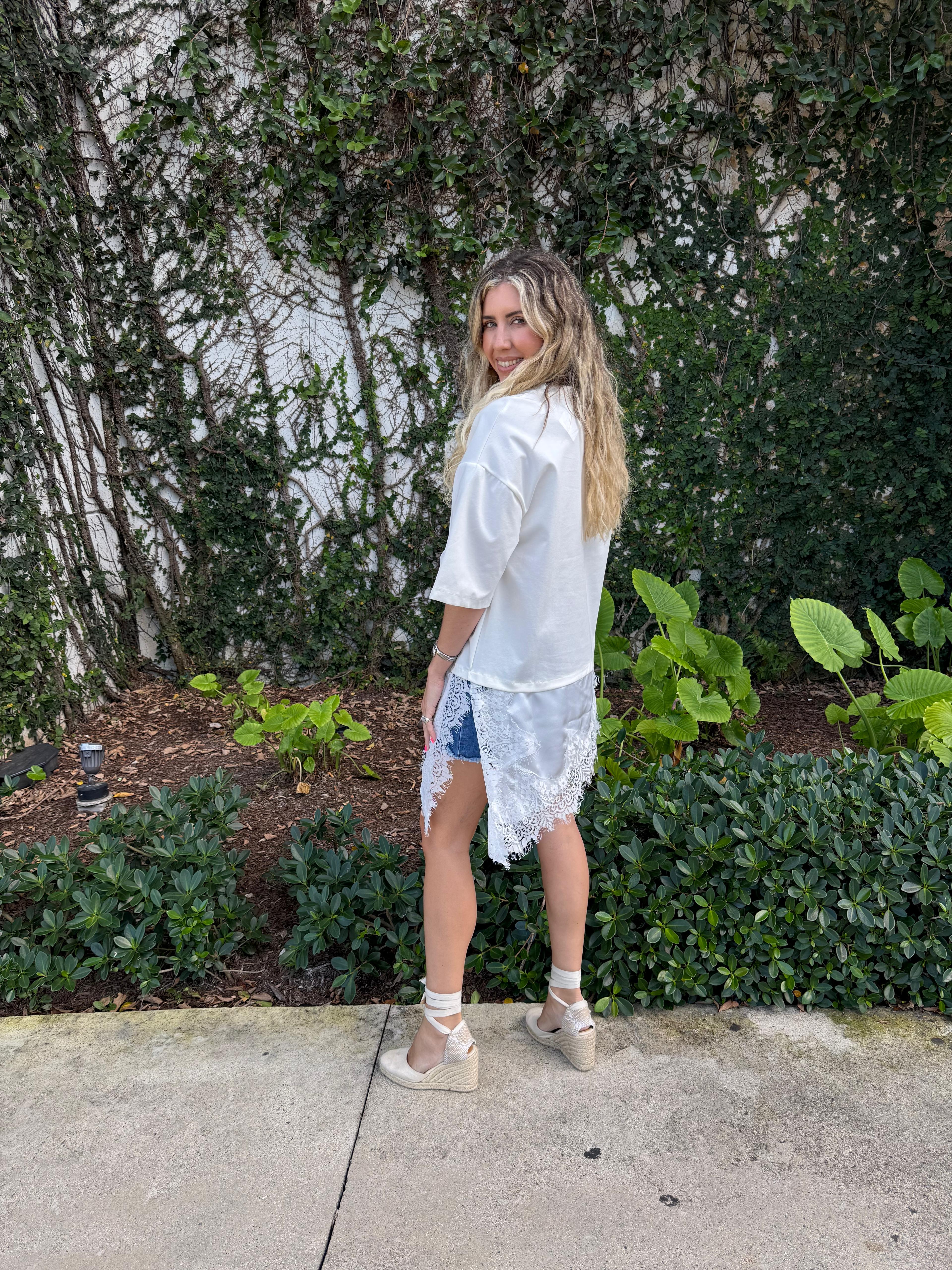 T-Shirt Lace Dress