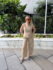 Military Vest & Barrel Pant Set