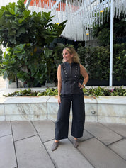 Military Vest & Barrel Pant Set