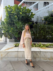 Halter Top Chiffon Cape