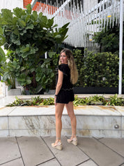 Studded Scallop Top & Short