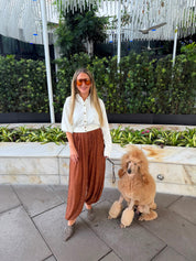 Balloon Lace Pants