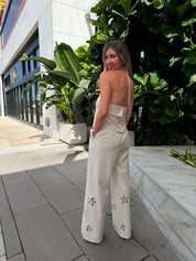 Bead Detail Halter Top & Pant