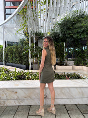 Military Mini Dress