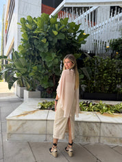 Detachable Belt Midi Skirt