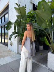 Open Back Cami Top