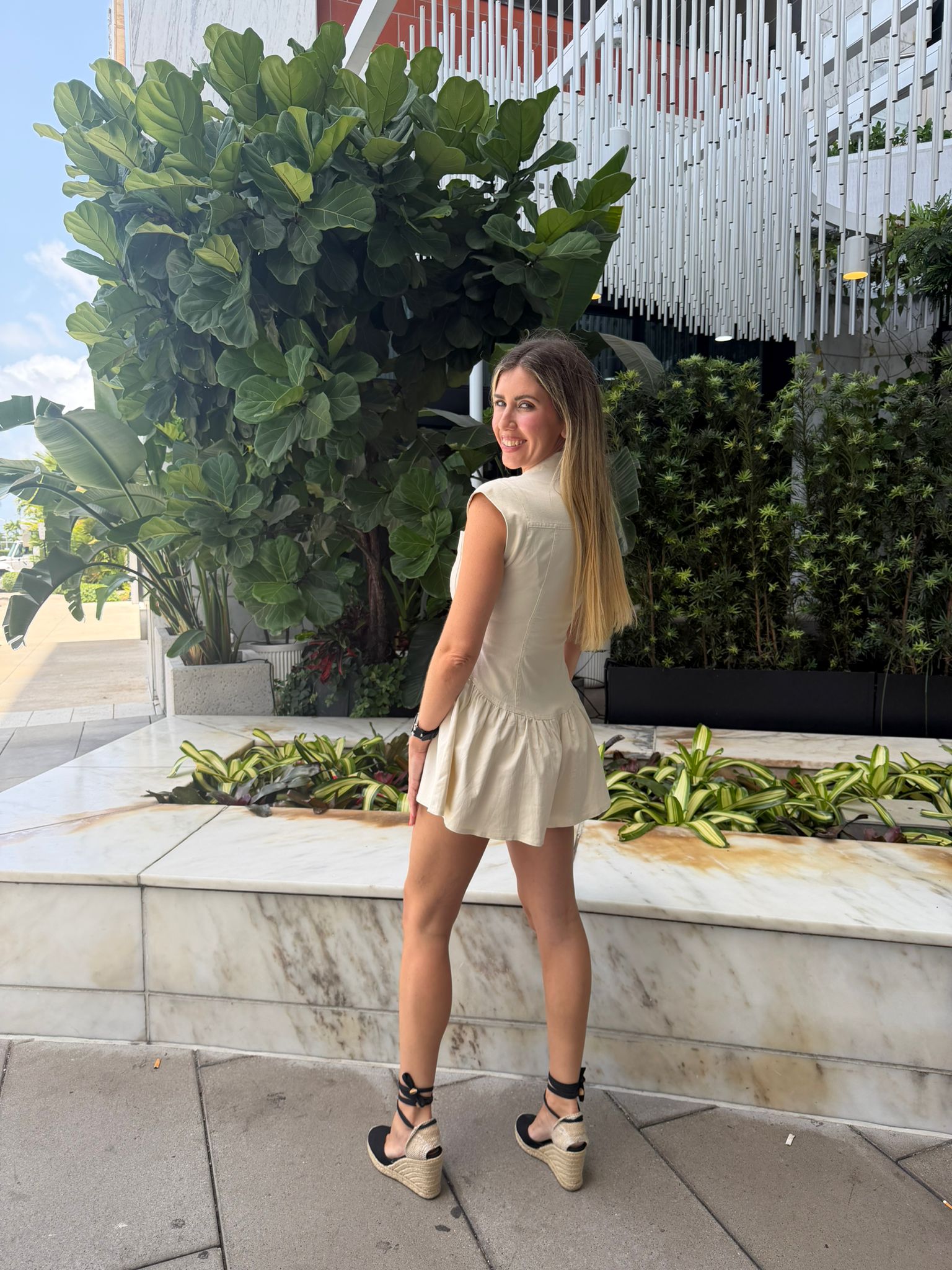 Denim Button Down Romper