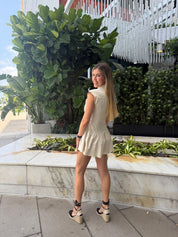 Denim Button Down Romper