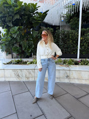 Retro Mid Rise Barrel Jeans