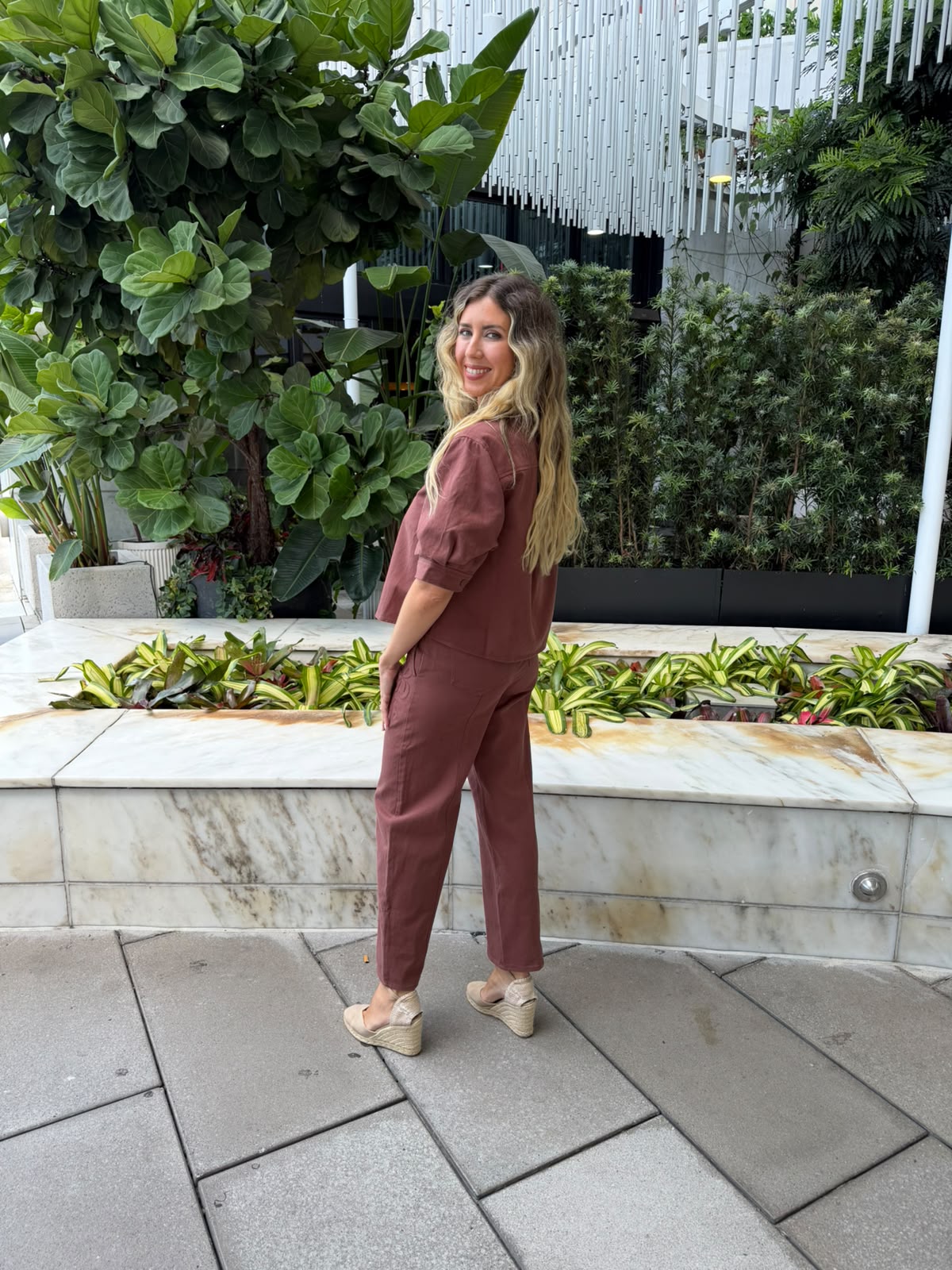 Embroidered Boxy Cropped Jacket
