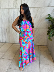 Tulum Dreaming Strapless Maxi Dress