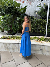 Wavy Trim Studs Top & Skirt