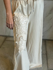 Star Patch Lace Point Pants