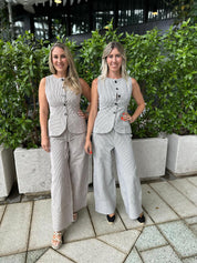 Stripe Vest & Pants Set