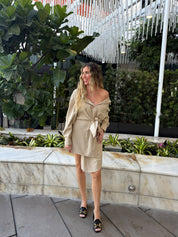 Cotton Asymmetrical Dress