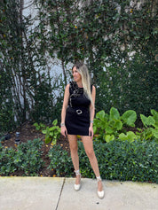 Structured Knitted Mini Skirt