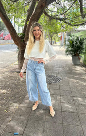 Lace Crop Top Bodysuit