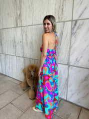 Tulum Dreaming Halter Maxi Dress