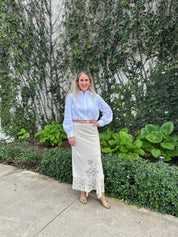 Cropped Button Down Shirt