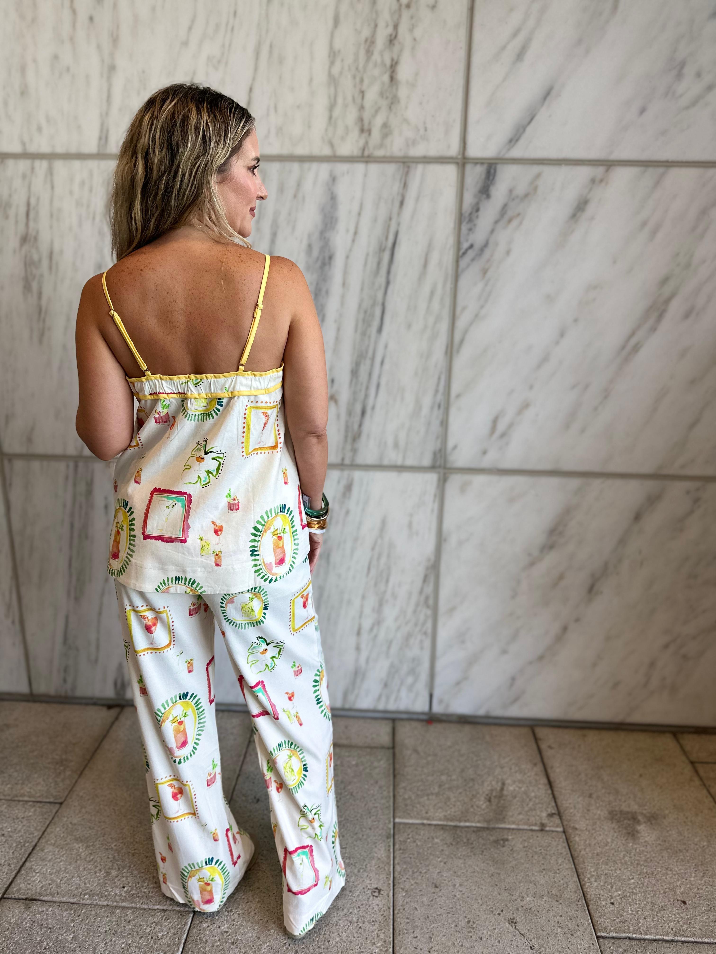 Happy Hour Linen Top & Pant