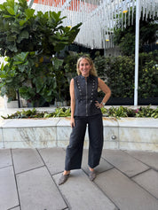 Military Vest & Barrel Pant Set