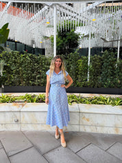 Striped Star Print Blouse