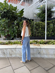 Bubble Scrunch Neck Crop Top