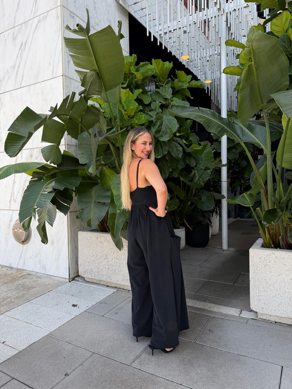 Strappy Empire Jumpsuit