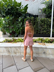 Open Back Floral Active Dress