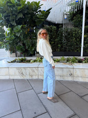 Retro Mid Rise Barrel Jeans