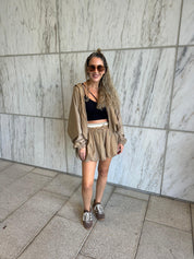 Zippers & Drawstring Jacket