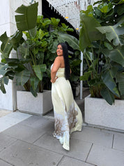 Floral Pleated Skirt Set