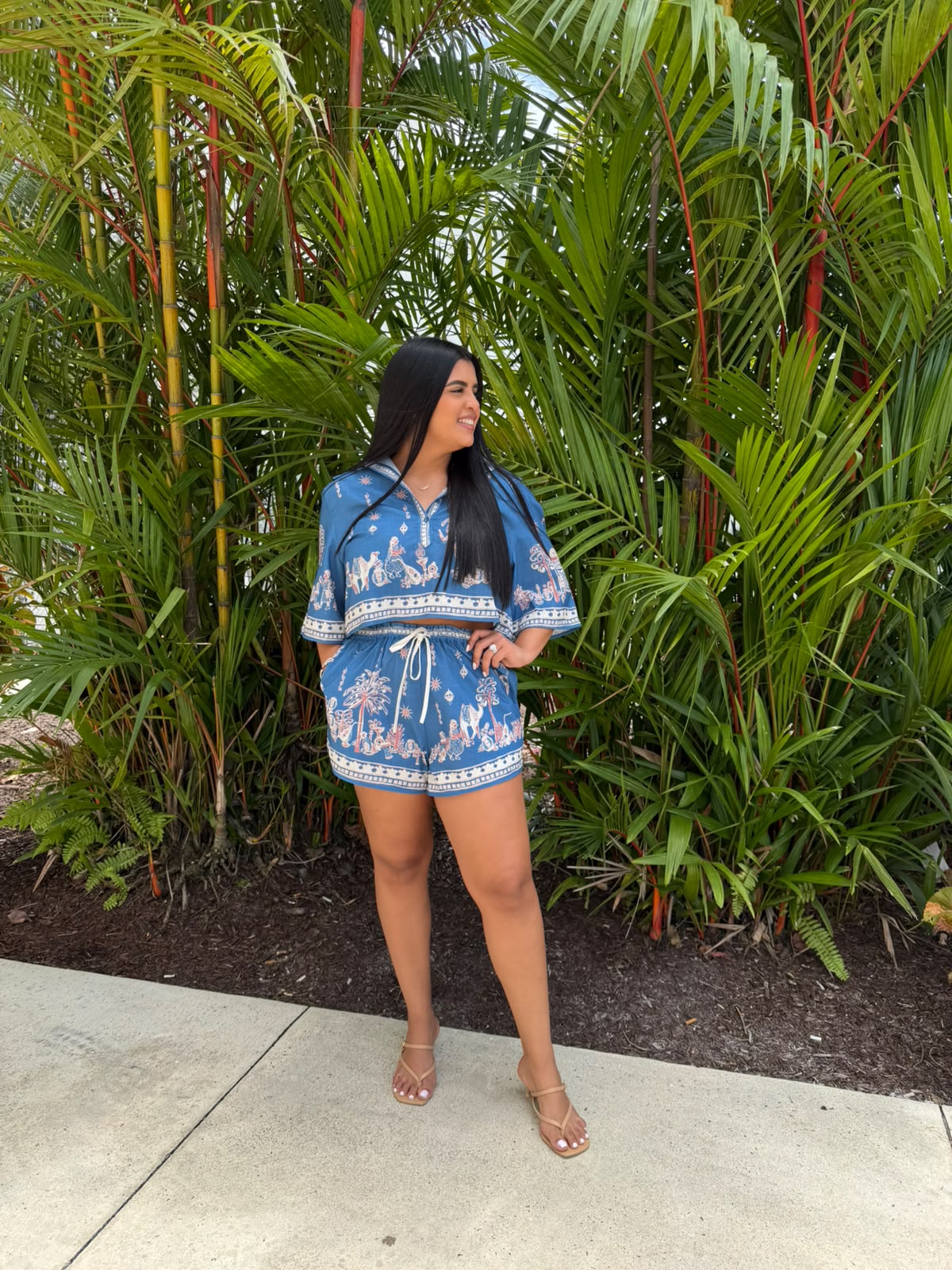 Acacia Cropped Top & Short Set