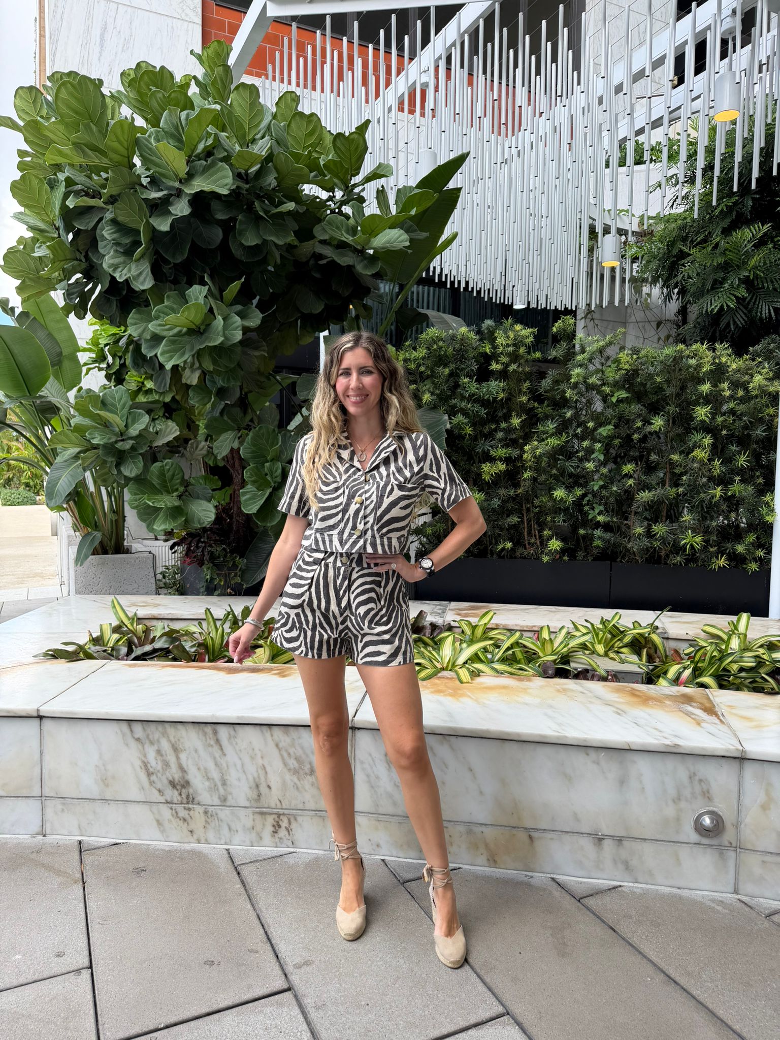 Zebra Short Slv. & Short Set